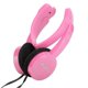 thumbnail image 3 of Casque stéréo filaire pliable pour enfants avec microphone, pour smartphone et tablette, rose, 3 of 4