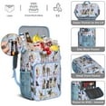 thumbnail image 5 of Travel Cooler Bag - French Bulldogs Camping Beer Cooler Backpack with Bottle Opener- Waterproof Insulated Picnic Backpacks - Cooler Bag for Beach, 5 of 6
