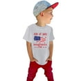 thumbnail image 3 of YDOJG Toddler Boys Girls Tops Summer Short Sleeve Independence Day Letter Prints T Shirt Tops, 3 of 8