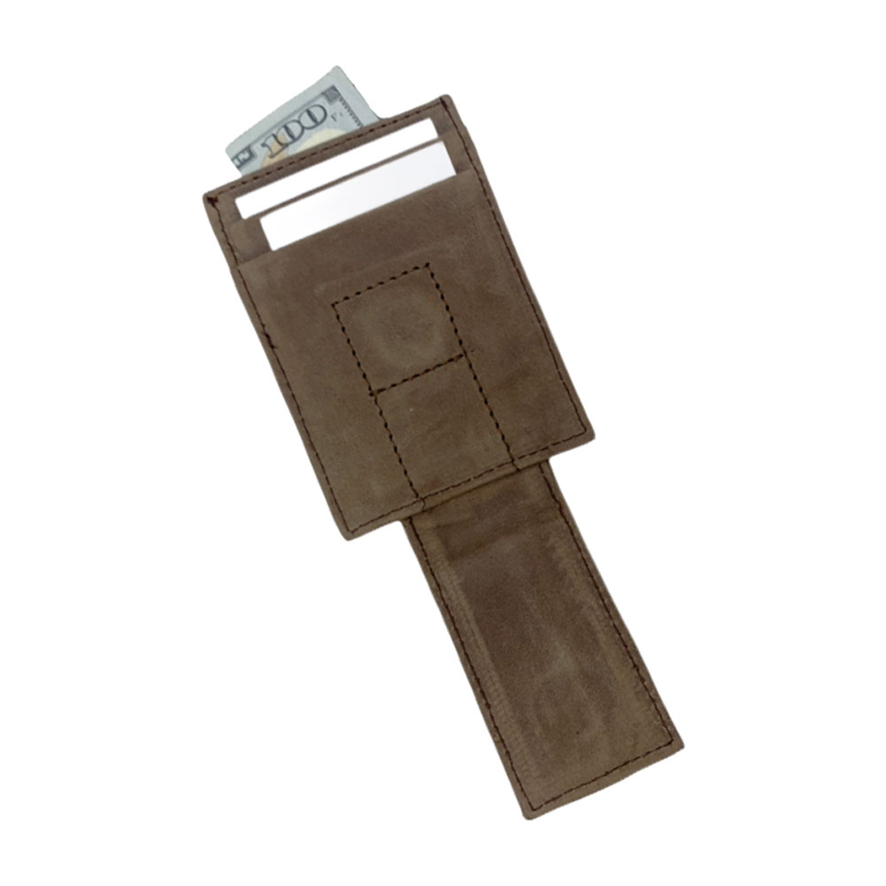 Brown Ohio State Buckeyes Leather Front Pocket Wallet - image 4 of 6