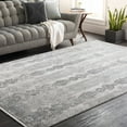 thumbnail image 5 of Hauteloom Shipdham Living Room, Bedroom Area Rug - Traditional - Gray, Light Gray, Charcoal - 2' x 2'11", 5 of 9