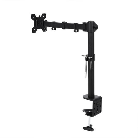 TMISHION Single Arm Monitor Desk Mount Stand for 1 LCD LED Fully Swivel Clamp upto
