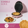 thumbnail image 3 of Máquina para hacer gofres Paris Hilton Heart 5 minigofres, color rosa, eléctrica, 3 of 7