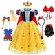 thumbnail image 2 of Vestido de Blancanieves para niña, traje bordado de lujo con capa para niño, disfraz de princesa clásica, trajes de Cosplay de Halloween Fivean unisex, 2 of 2