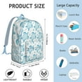 thumbnail image 5 of Tropical Sea Turtle Laptop Backpack for Women & Men, Waterproof Casual Daypack with Coral Reef Print, Durable Travel School Bag with Large Capacity, 5 of 5