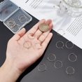 thumbnail image 3 of 20Pcs/Box Wine Glass Charm Rings Gold, 3 of 9