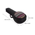 thumbnail image 2 of COMPUKAS 1Pc Black Mandolin Case Portable Canvas Bag Comfortable Handle Adjustable Strap, 2 of 6