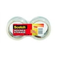 thumbnail image 1 of Scotch Long Lasting Storage Packaging Tape, 1.88" x 54.6 yd, Designed for Storage and Packing, Stays Sealed in Weather Extremes, 3" Core, Clear, 2 Rolls (3650-2), 1 of 9