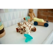 Philips Avent Soothie Snuggle Pacifier Holder with Detachable Pacifier, 0M+, Giraffe, SCF347/01