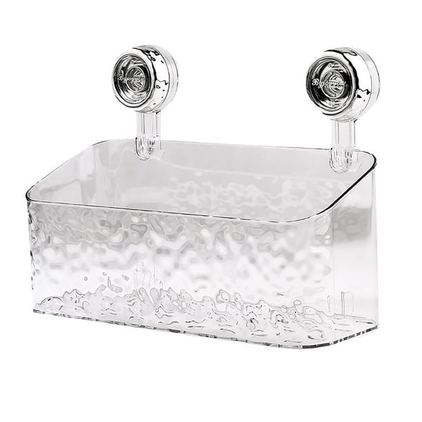Estante con ventosa para fregadero de baño, caja de almacenamiento con ventosa, lavabo de pared para baño, cuarto de ducha, sin necesidad de perforar