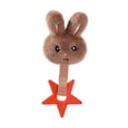 thumbnail image 2 of Juguete de Peluche Fernando Perro Squeaky Toys Interactivo para Masticar Conejos Marrones, 2 of 8