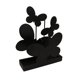 thumbnail image 2 of Porta incienso con forma de bobina de mosca, soporte decorativo con bandeja ancha para incienso Negro, 2 of 9