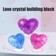thumbnail image 5 of Bloque 3D Rompecabezas De Cristal Corazón Cristal Rompecabezas Modelo Bloque De Construcción Montaje Juguete Educativo DIY Regalo, 5 of 8