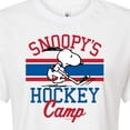 thumbnail image 3 of Peanuts - Snoopy's Hockey Camp - Juniors Cropped Graphic T-Shirt, 3 of 6
