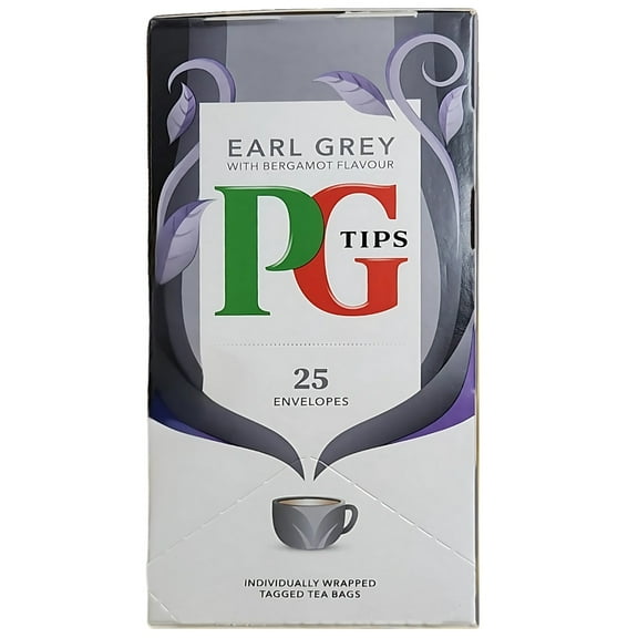 PG Tips Earl Grey with Bergamot Flavour 25 Envelopes 57g (Pack of 1)