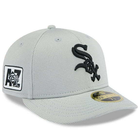 Men's New Era Gray Chicago White Sox 2025 Spring Training Low Profile 59FIFTY Fitted Hat