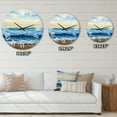 thumbnail image 4 of Designart 1 in Quartz Coastal Wall Clock, 4 of 5