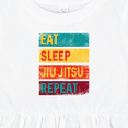 thumbnail image 4 of Inktastic Eat Sleep Jiu Jitsu Repeat Girls Baby Dress, 4 of 5