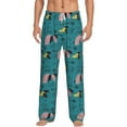 thumbnail image 2 of Goofa Dachshund Dog Printed Soft Pajama Pants for Men, Wide Leg Comfy Casual Lounge Yoga Pants-Medium, 2 of 9