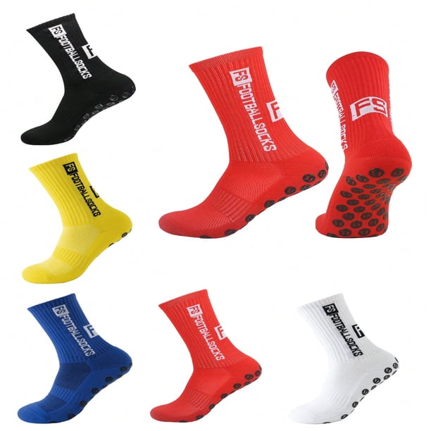 DEELLEEO New FS Football Socks Round Silicone Suction Anti-Skid