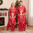 thumbnail image 5 of NIPAXO Family Matching Christmas Pajamas Set Button-Down Holiday Sleepwear Festive Print with Gingerbread Man & Snowflakes for Dad Mom Kids, 5 of 10