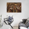 thumbnail image 5 of Pieter Bruegel Painting The Village Lawyer Or The Tax Collector's Office Art Prints Canvas Poster Poster Decorative Painting Canvas Wall Art Living Room Posters Bedroom Painting 12x18inch(30x45cm), 5 of 6