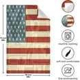 thumbnail image 5 of USA Flag Tea Towels Set of 6 Statue of Liberty Kitchen Dish Cloth with Hanging Loop, 18"x28"Lint-Free Absorbent Towel for Kitchen Drying Wiping and Cleaning, 5 of 7