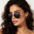 thumbnail image 5 of Retro Heart Sunglasses, UV400 Protection Cat-Eye Style Shades for Women, 5 of 5