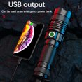 thumbnail image 4 of Anuirheih Clearance Rechargeable Flashlights, LED Flashlights Super Bright High Powered Flash Light Powerful Handheld USB Flashlight for Hiking, 4 of 9