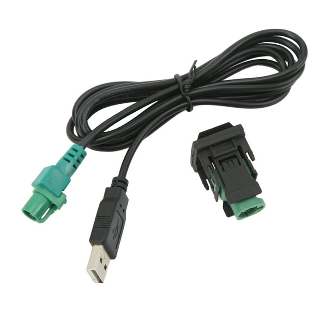 USB Cable Adapter, Car Audio USB Switch Button Wear Resistant Superior Flexibility Fast Response ABS Plug And Play For RCD510Plus RCD310Plus CD Player