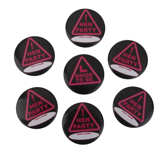 7pcs / Set Insignias de Noche Accesorios de de Despedida de Soltera Accesorios para Bolsa de Yuyangstore novia para ser insignias