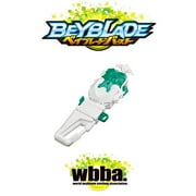 Takara Tomy Beyblade Burst Power Custom BeyLauncher LR w/ Carabiner Grip, Cyber Edition White, B-00 / BBG-41
