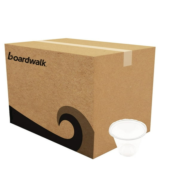 Boardwalk BWKPET9S 9 oz. Squat PET Cold Cups - Clear (1000/Carton)