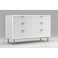 thumbnail image 7 of Origins by Alpine Casey 6 Drawer Dresser in White, 7 of 7