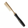 thumbnail image 5 of Hot & Hotter Thermal Straightening Comb with Fine Teeth, Small Temple, Black and Gold, 5 of 6