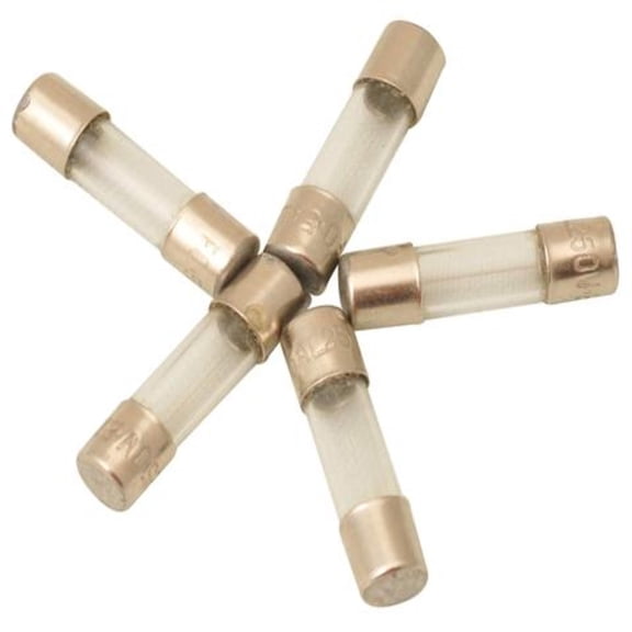 5mm x 20mm Fuses 1A 250v Quick blow - Pack of 5