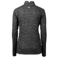 thumbnail image 3 of Women's Cutter & Buck  Black Vanderbilt Commodores Vault DryTec Traverse Camo Print Stretch Quarter-Zip Pullover Top, 3 of 3