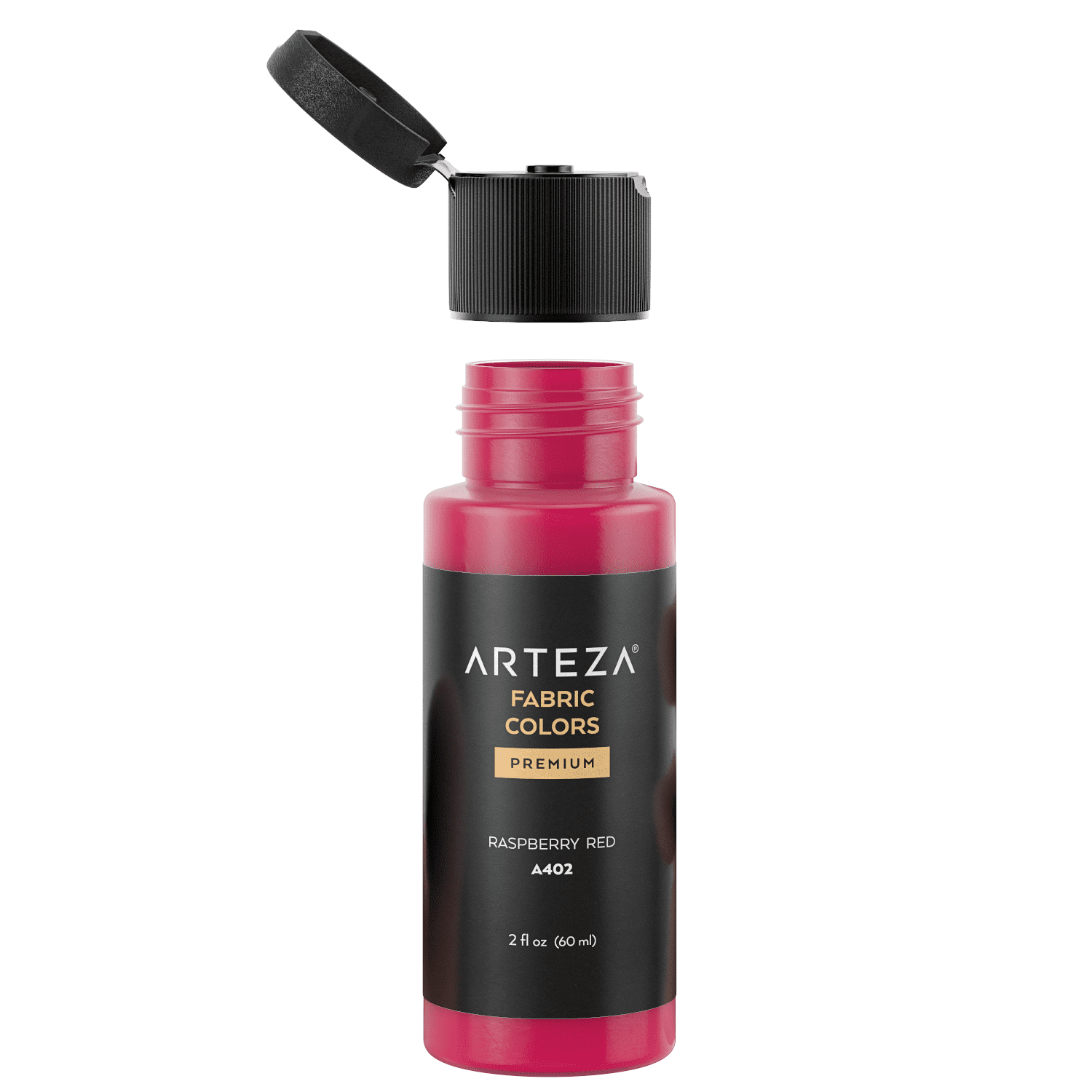 Arteza 3D Fabric Paint, Rose Pink A110, 1oz Tube, Washer & Dryer Safe Textile Paint for Clothing, Accessories, Ceramic, Glass & DIY Projects