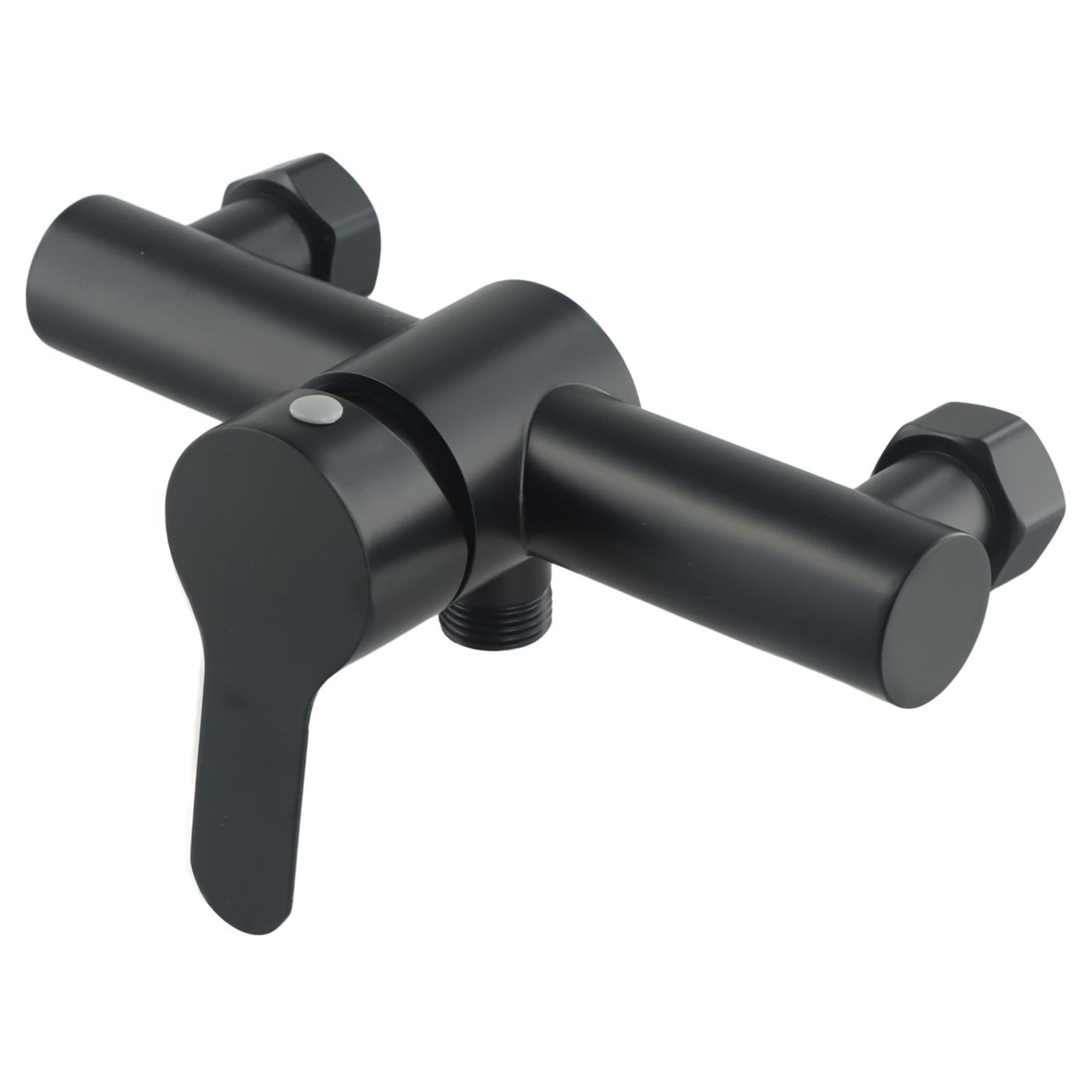 Bathroom Shower Faucets Triple Bathtub Faucet Hot And Cold Water Mixer Valve Double Shower Head Deck Taps Home Improvement Parts