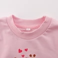 thumbnail image 3 of Girls Fleece Sweatshirt Baby Girls Winter Clothes Toddler Giraffe Shirt Pink Sweater Long Sleeve Fall Tops 2T, 3 of 6