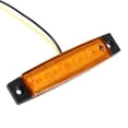 thumbnail image 4 of Horohoroe 10x 6 LED indicador lateral lámpara de liquidación para camión, furgoneta, caravana, camión, luz ámbar, 4 of 7