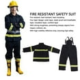 thumbnail image 3 of Flame Retardant Safety Suit Set Four Layers of Flame Retardant Insulation with Reflective Tape Safety Suit Set Lined with Removable Flame Retardant Insulation Clothing, 3 of 7