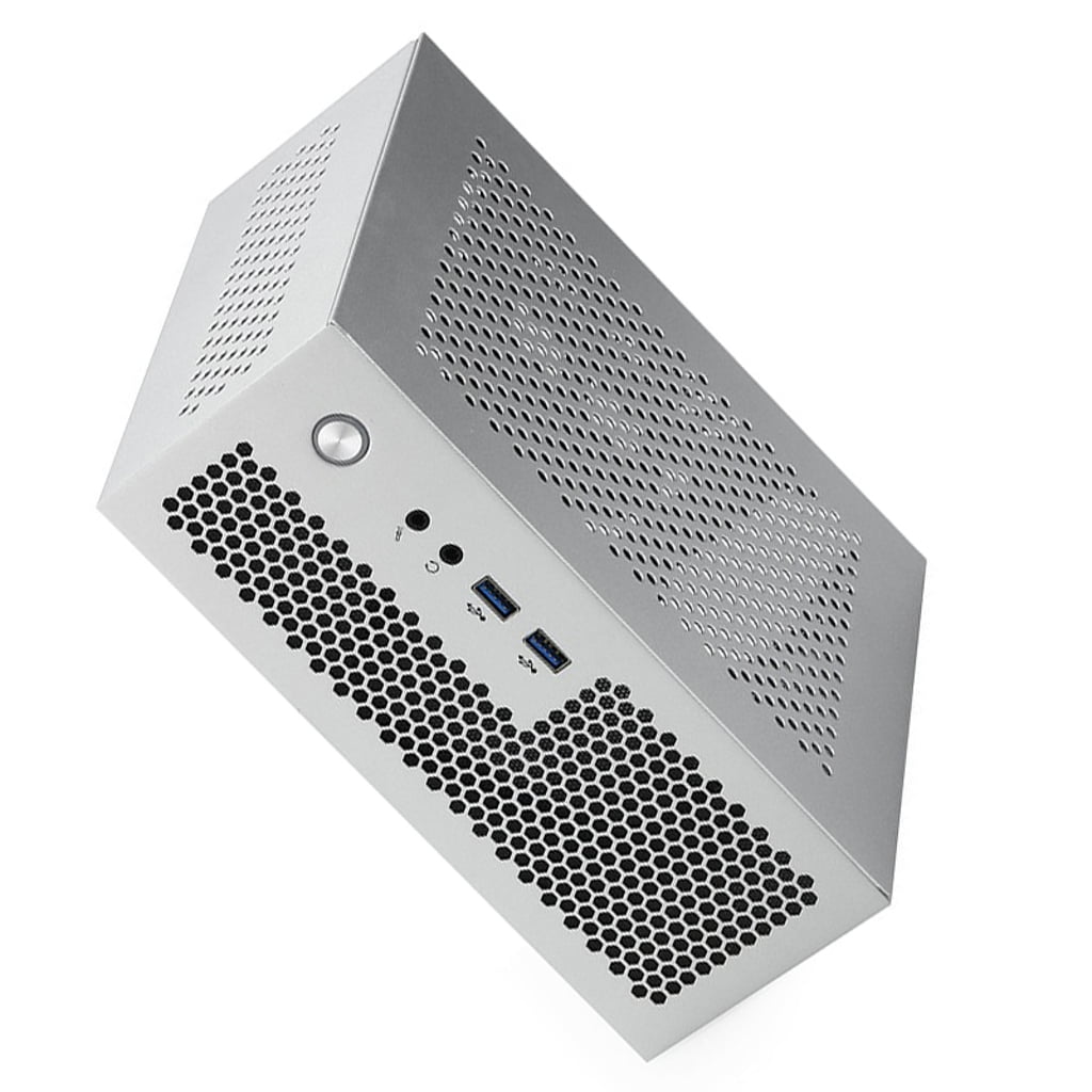 A09 Mini ITX Desktop HTPC Computer Case for ITX Motherboards Small 1U Gaming PC Case Chasis for Home and Office
