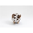 thumbnail image 4 of Home 2 Office Adorable Cow Traditional Fur Fabric & Wood Ottoman in Brown/White, 4 of 17