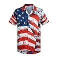 thumbnail image 2 of Camisas de hoja de arce para hombre, ropa con estampado 3D, camisa de playa hawaiana, camisetas de manga corta Y2k, ropa vintage informal, blusa con solapa, 2 of 5