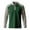 Dark Green, variant on MIXUE Polo Shirts For Men Autumn Winter Color Block Print Lapel Button Down Long Sleeve Casual Tops Holiday Wear,Green,XXL