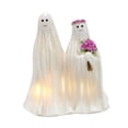 thumbnail image 4 of Estatua de novio y novia fantasma blanca Zulema Decoración de patio 13x12x8cm, 4 of 8