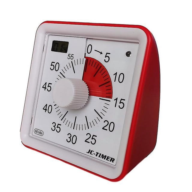 Temporizador visual Temporizador de cuenta regresiva silencioso de 60 minutos para niños y adultos Herramienta de gestión del tiempo para el aula de la cocina