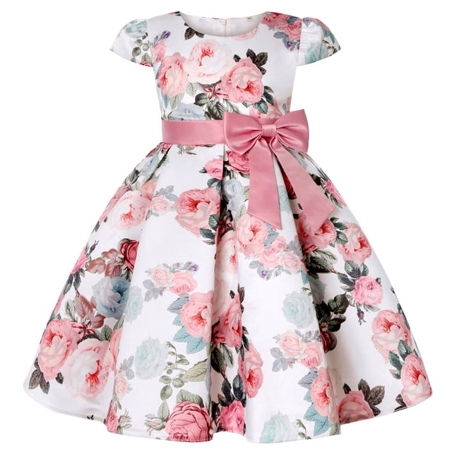 Vestidos para niñas Vestidos de princesa para niñas Vestidos estampados vintage Vestidos para anfitriones de fiestas