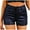 Blue, variant on ZUKMRJPC Womens Shorts Trendy High Waisted Faux Leather Look Shors High Waisted Button Down Open Stretchy Summer Shorts 2025